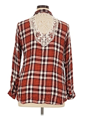 Krazy Kat Long Sleeve Button-Down Shirt (view 2)