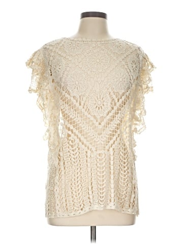 Blue Tassel Sweater Vest (view 1)