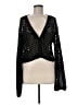 H&M 100% Polyester Black Cardigan Size M - photo 1