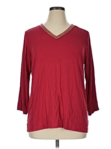 Jones New York Signature 3/4 Sleeve Top (view 1)