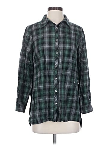 Democracy Long Sleeve Button-Down Shirt (view 1)