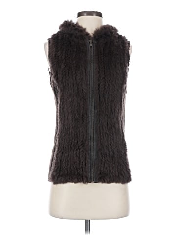 BCBGMAXAZRIA Faux Fur Vest (view 1)