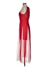 Express 100% Polyester Color Block Red Cocktail Dress Size 4 - photo 5