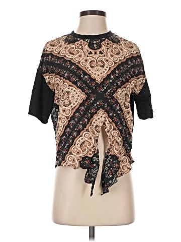 Sandro Short Sleeve Blouse (view 1)