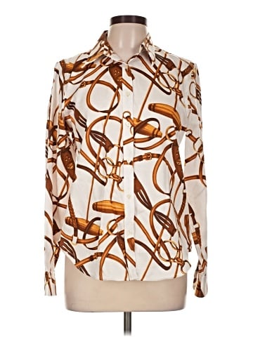 Lauren by Ralph Lauren Long Sleeve Blouse (view 1)