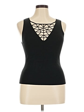 White House Black Market Sleeveless Silk Top (view 1)