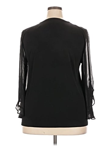 JM Collection Long Sleeve Blouse (view 2)