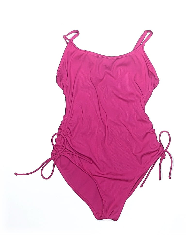 Pre-owned Shade & Shore Bodysuit In Pink
