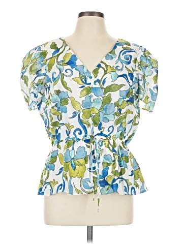 1.State Short Sleeve Blouse (view 1)