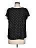 CeCe 100% Polyester Stars Black Short Sleeve Blouse Size L - photo 1