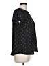 CeCe 100% Polyester Stars Black Short Sleeve Blouse Size L - photo 4