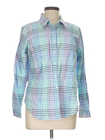 L.L.Bean Long Sleeve Button-Down Shirt (view 1)