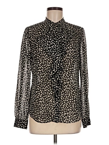 Tory Burch Long Sleeve Silk Top (view 1)