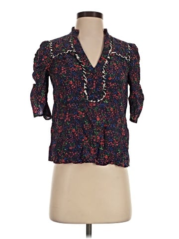 Nanette Lepore 3/4 Sleeve Silk Top (view 1)