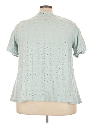 BLOOMCHIC Short Sleeve Blouse (view 2)