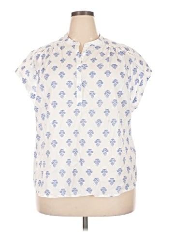 Lands' End Short Sleeve Blouse (view 1)
