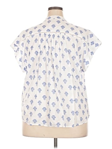Lands' End Short Sleeve Blouse (view 2)
