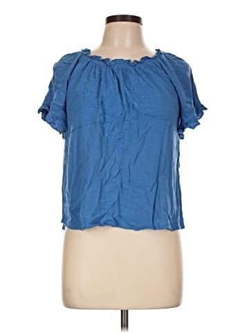 Eyeshadow Short Sleeve Blouse (view 1)