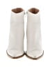 Steve Madden 100% Leather White Ankle Boots Size 7 - photo 2