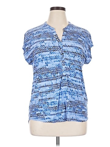 Dana Buchman Short Sleeve Blouse (view 1)