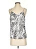 Nine West 100% Polyester Silver Sleeveless Top Size S - photo 1