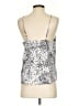 Nine West 100% Polyester Silver Sleeveless Top Size S - photo 2