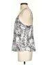 Nine West 100% Polyester Silver Sleeveless Top Size S - photo 5