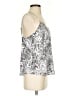 Nine West 100% Polyester Silver Sleeveless Top Size S - photo 4