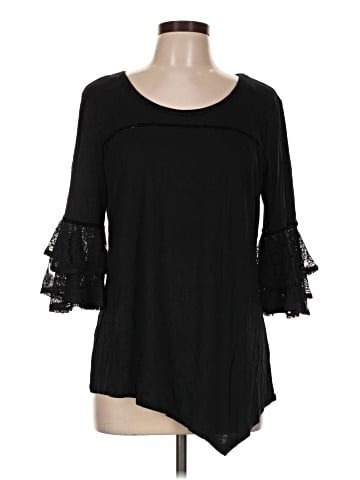 NY Collection 3/4 Sleeve Top (view 1)