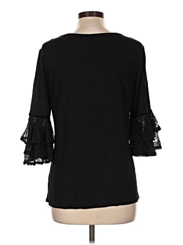 NY Collection 3/4 Sleeve Top (view 2)