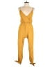 Rolla Coster Solid Yellow Jumpsuit Size L - photo 1
