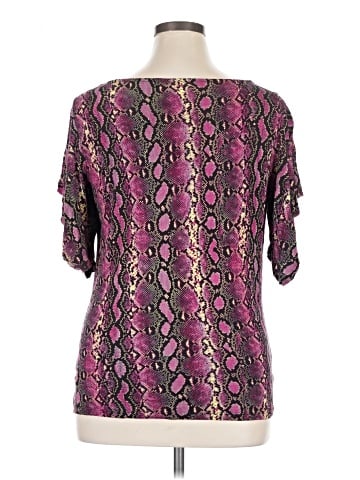 MICHAEL Michael Kors Short Sleeve Blouse (view 2)