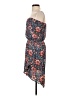 Express 100% Polyester Floral Blue Casual Dress Size XS - photo 5