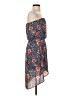 Express 100% Polyester Floral Blue Casual Dress Size XS - photo 4