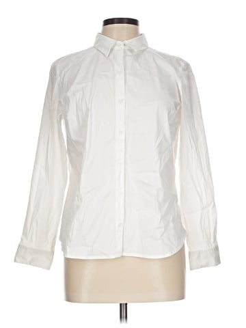 Nine West Long Sleeve Button-Down Shirt (view 1)