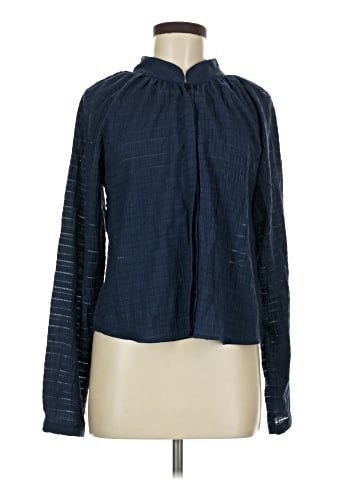 Line & Dot Long Sleeve Blouse (view 1)