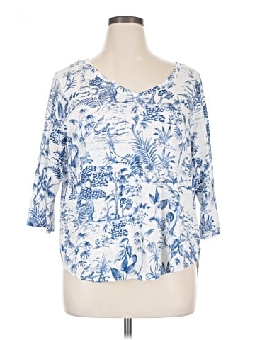 Nicole Miller New York 3/4 Sleeve T-Shirt (view 1)