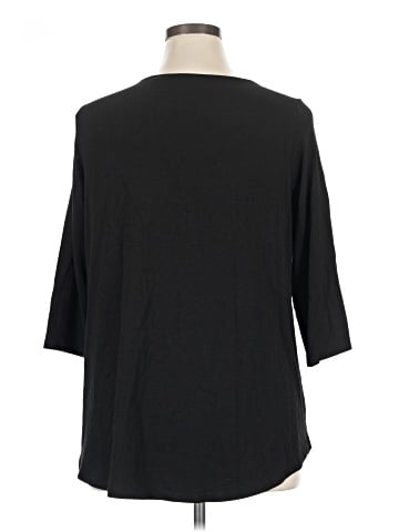 Tahari 3/4 Sleeve T-Shirt (view 2)
