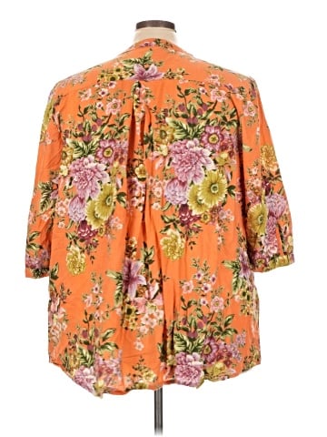 Denim 24/7 3/4 Sleeve Blouse (view 2)