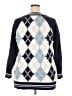 Torrid Argyle Blue Pullover Sweater Size 2X Plus (2) - photo 2
