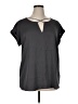 Express 100% Polyester Gray Short Sleeve T-Shirt Size XL - photo 1