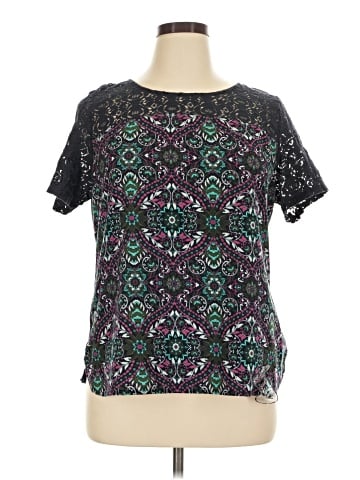 Van Heusen Short Sleeve Blouse (view 1)