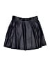 H&M 100% Polyester Solid Black Skirt Size 10 - photo 2