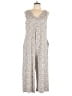 Rhonda Shear Paisley Gray Jumpsuit Size L (petite) - photo 1