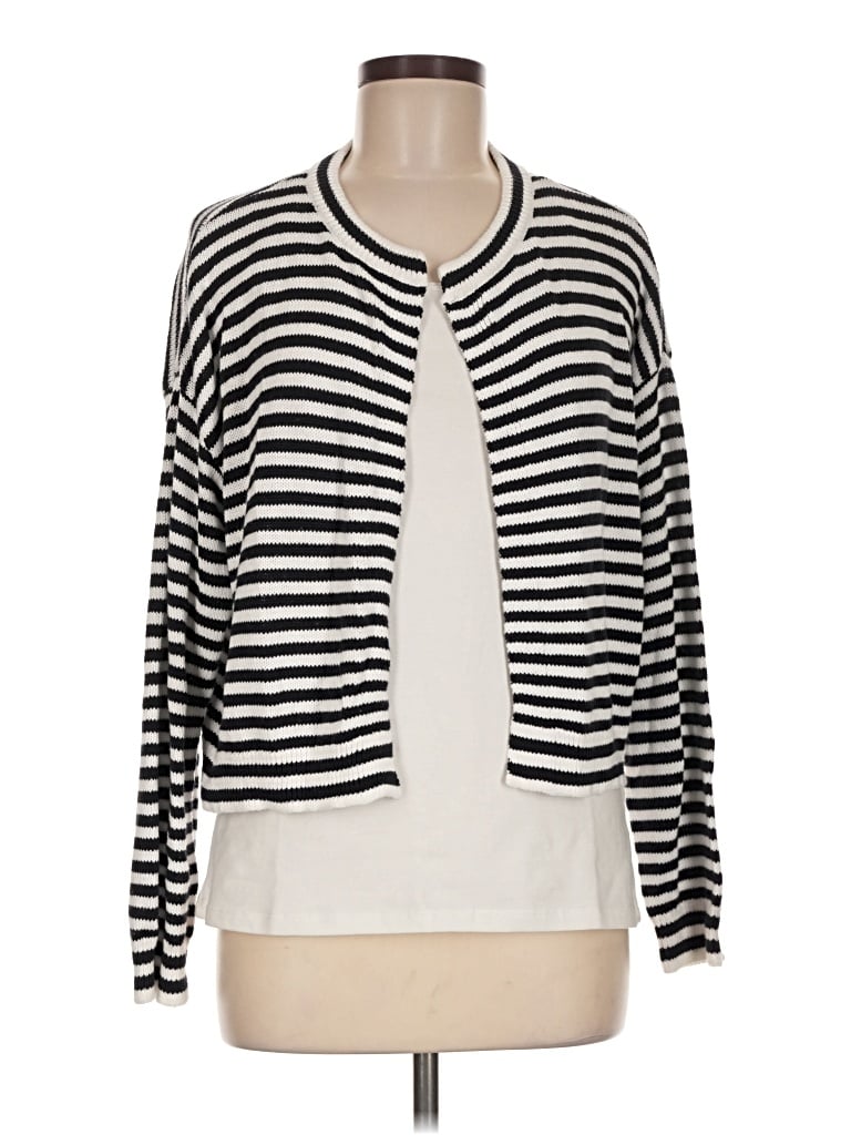 Pre-owned Rd Style Cardigan Sweater In White