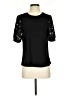 CeCe Black Short Sleeve Blouse Size S - photo 1