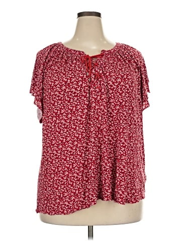 Chaps Short Sleeve Blouse (view 1)