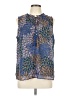 Daniel Rainn 100% Polyester Blue Sleeveless Blouse Size L - photo 1
