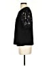 CeCe Black Short Sleeve Blouse Size S - photo 5