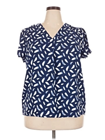 Hilary Radley Short Sleeve Blouse (view 1)